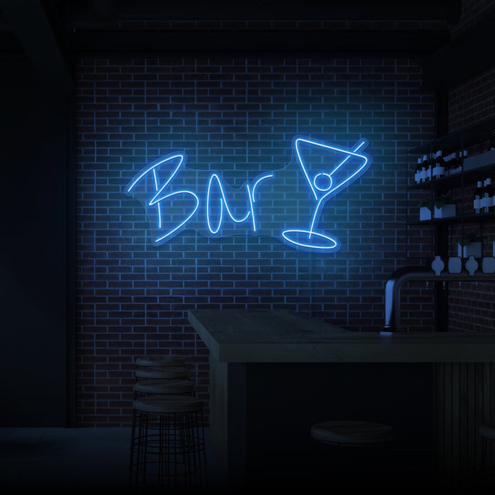 "BAR" NEONSKYLT