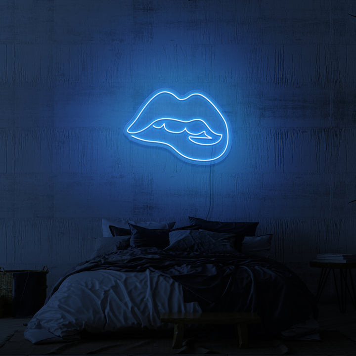 "BITA LÄPPER" NEONSKYLT