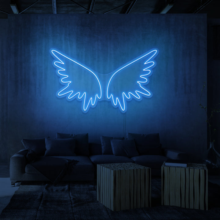 "ÄNGELVINGAR" NEONSKYLT