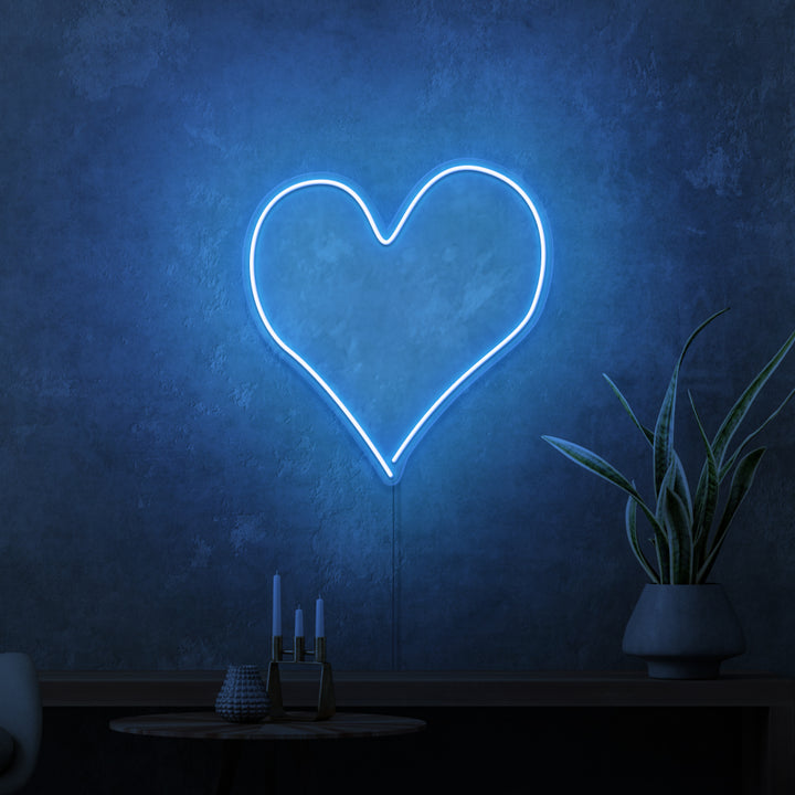 "HJÄRTA" MINI NEONSKYLT