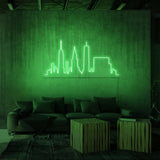 "NYC SKYLINE" NEONSKYLT