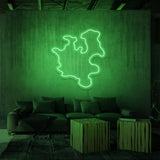 "SJÄLLAND" NEONSKYLT