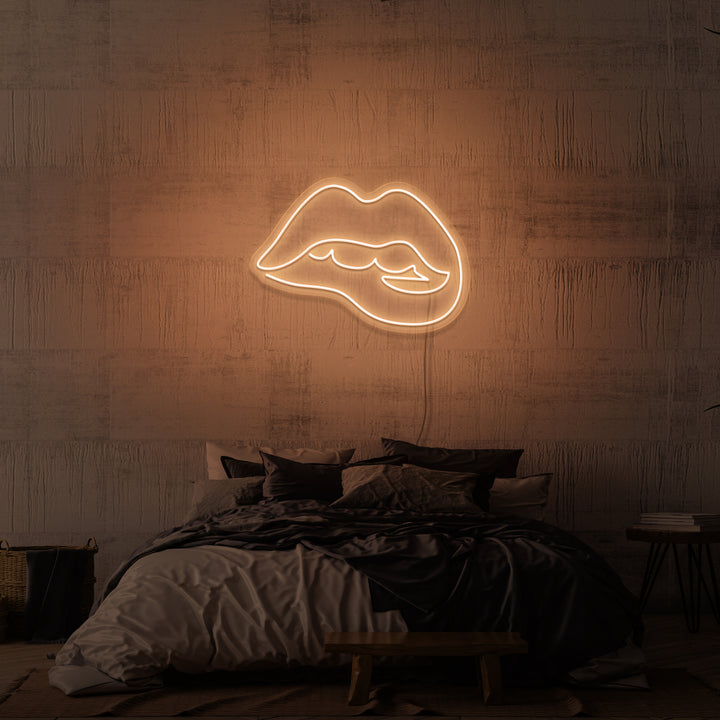 "BITA LÄPPER" NEONSKYLT