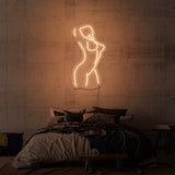 "KVINNLIG" NEONSKYLT