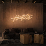 "HU$TLE" NEONSKYLT