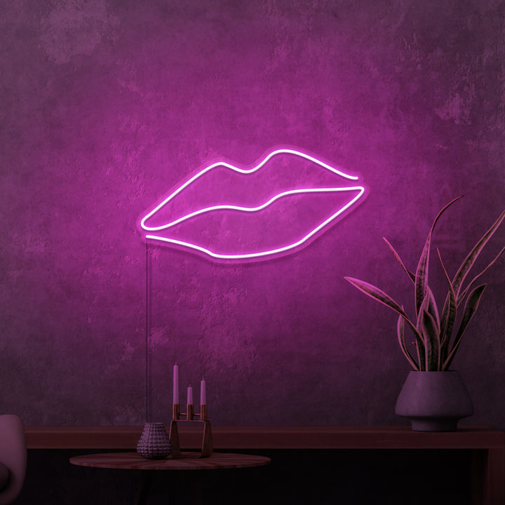 "LIPS" MINI NEONSKYLT