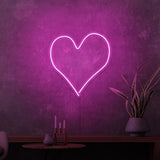 "HJÄRTA" MINI NEONSKYLT