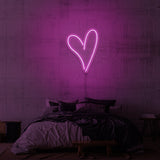 "HJÄRTAT" NEONSKYLT