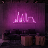 "NYC SKYLINE" NEONSKYLT