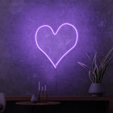 "HJÄRTA" MINI NEONSKYLT