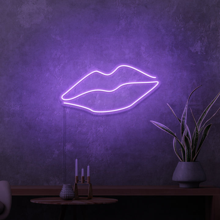"LIPS" MINI NEONSKYLT