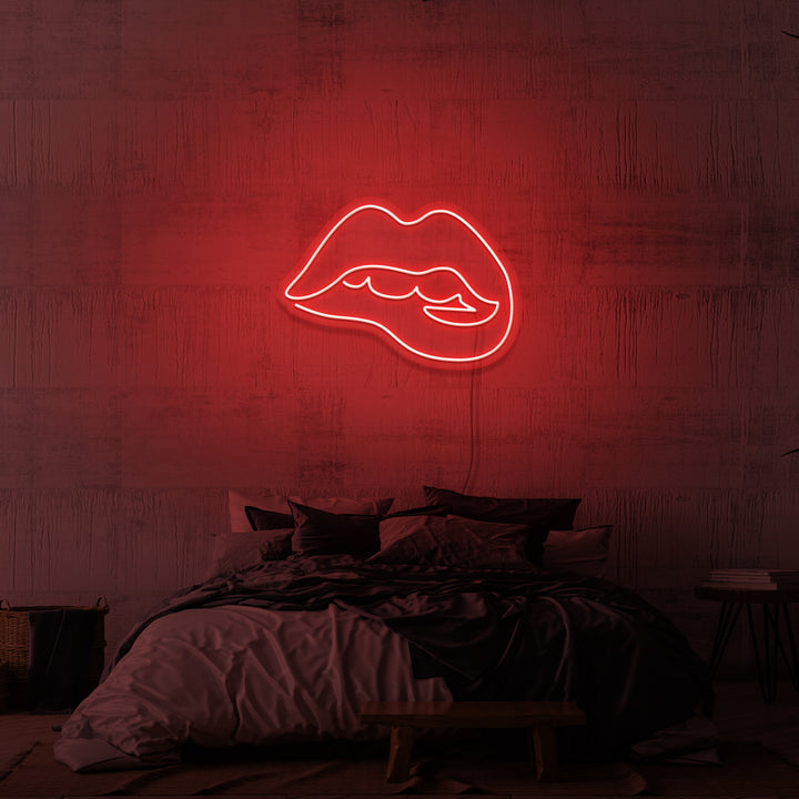 "BITA LÄPPER" NEONSKYLT