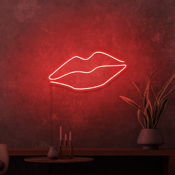 "LIPS" MINI NEONSKYLT