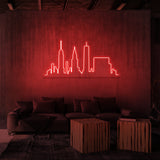 "NYC SKYLINE" NEONSKYLT