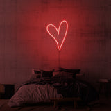 "HJÄRTAT" NEONSKYLT