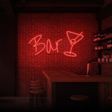 "BAR" NEONSKYLT