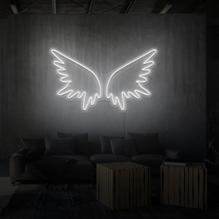 "ÄNGELVINGAR" NEONSKYLT