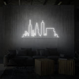 "NYC SKYLINE" NEONSKYLT