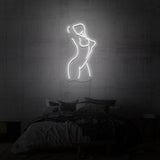 "KVINNLIG" NEONSKYLT