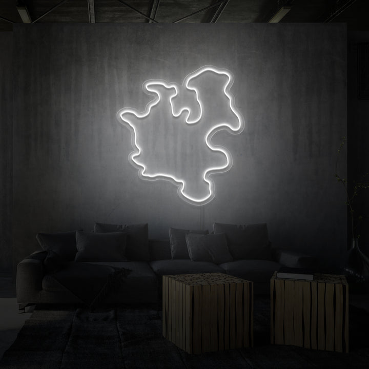 "SJÄLLAND" NEONSKYLT