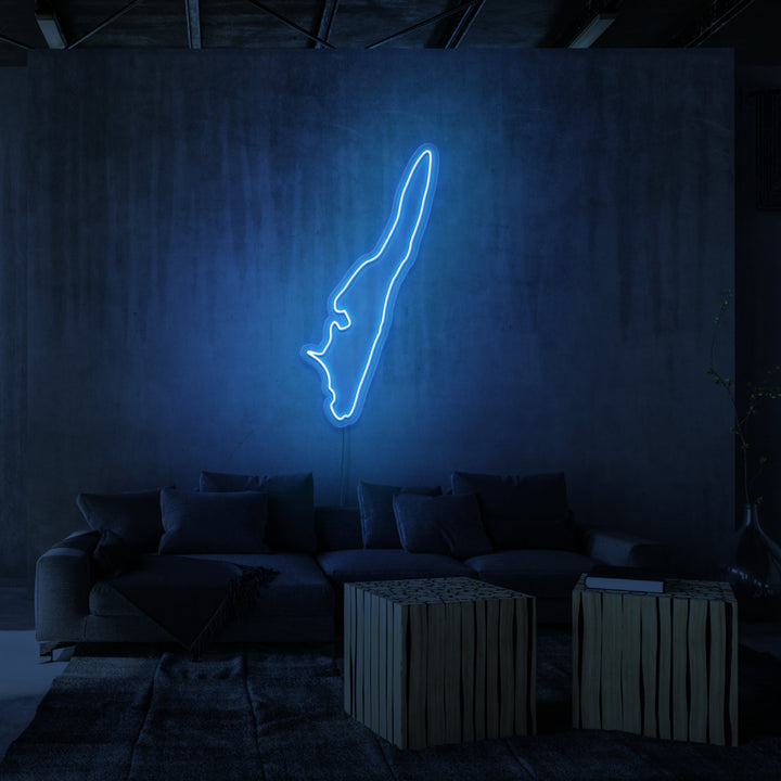 "LANGELAND" NEONSKYLT