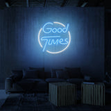 "GOOD TIMES" NEONSKYLT