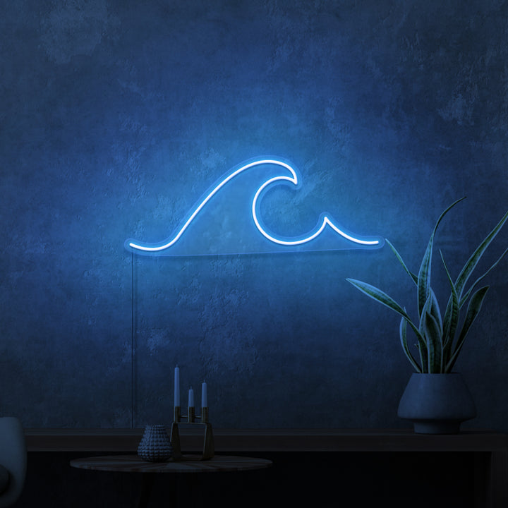 "SURFER WAVE" MINI NEONSKYLT