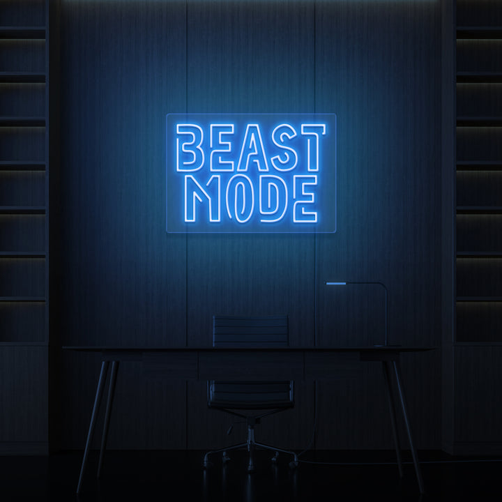 "BEAST MODE" NEONSKYLT
