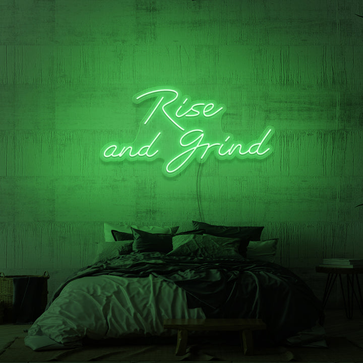 "STIGA OCH GRIND" NEONSKYLT