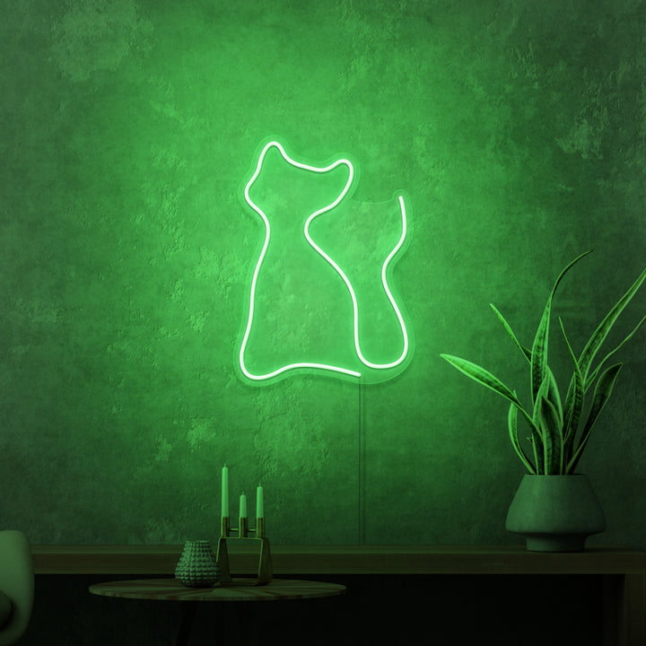 "KITTING" MINI NEONSKYLT