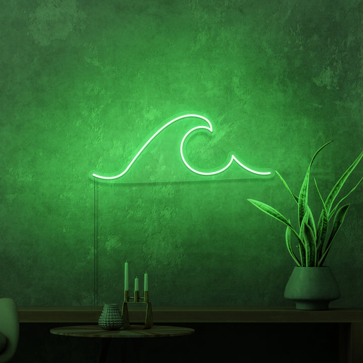 "SURFER WAVE" MINI NEONSKYLT