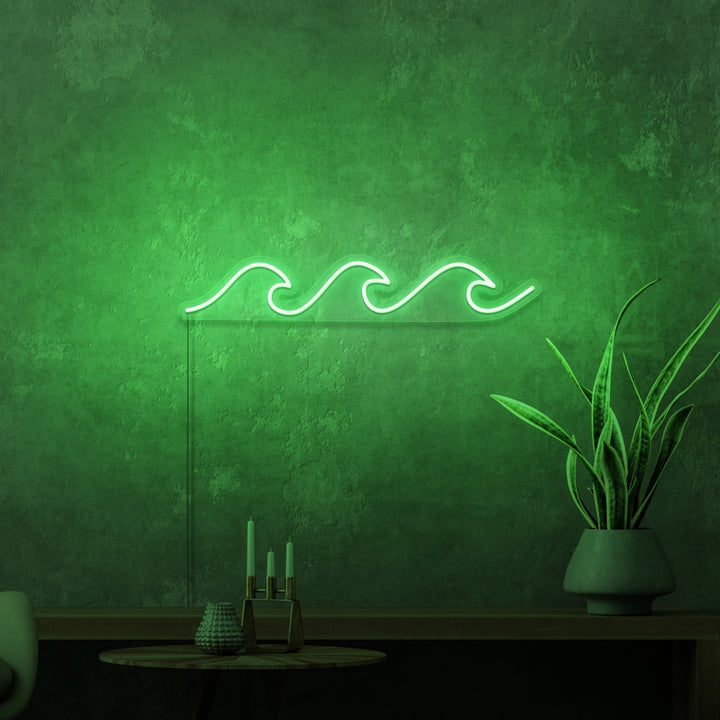 "VÅGOR" MINI NEONSKYLT