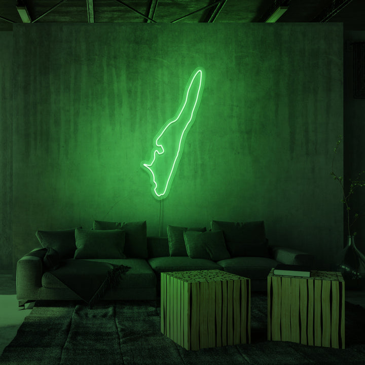 "LANGELAND" NEONSKYLT