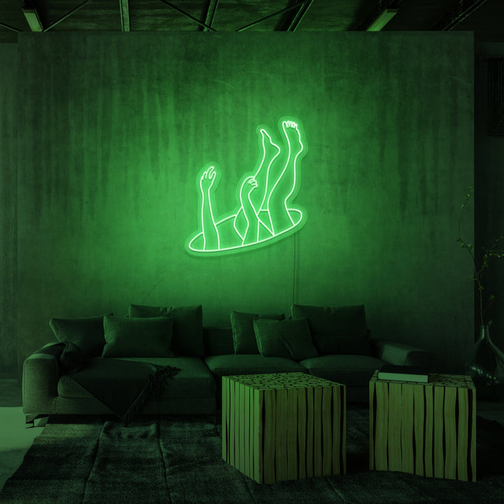 "DEEP SPACE" NEONSKYLT