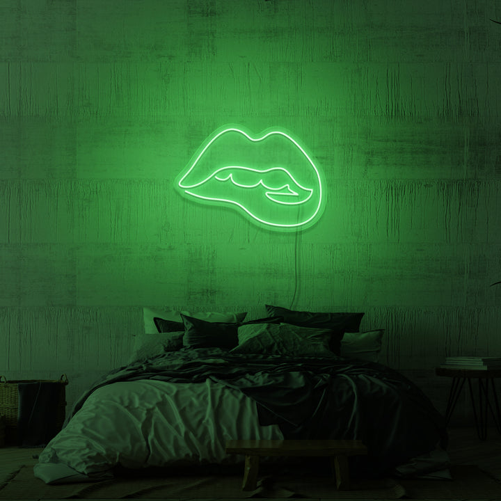 "BITA LÄPPER" NEONSKYLT