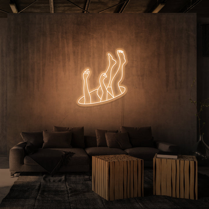 "DEEP SPACE" NEONSKYLT