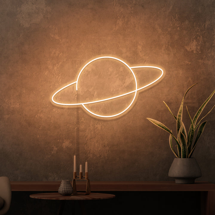 "SATURN" MINI NEONSKYLT