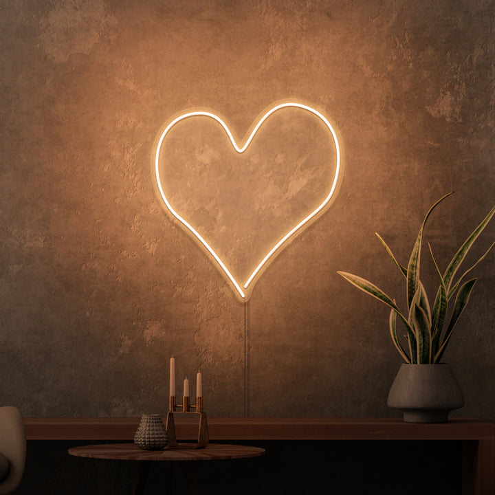 "HJÄRTA" MINI NEONSKYLT