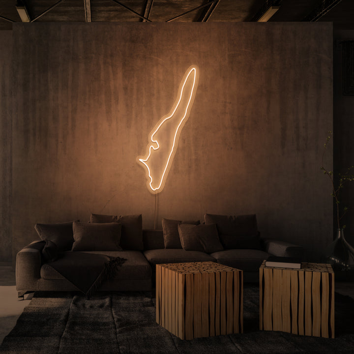 "LANGELAND" NEONSKYLT