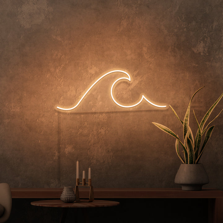 "SURFER WAVE" MINI NEONSKYLT