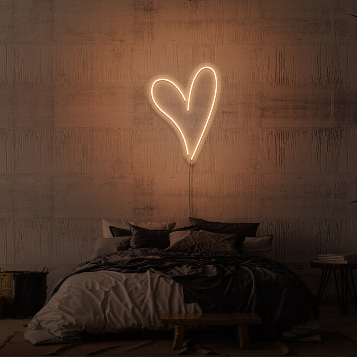 "HJÄRTAT" NEONSKYLT