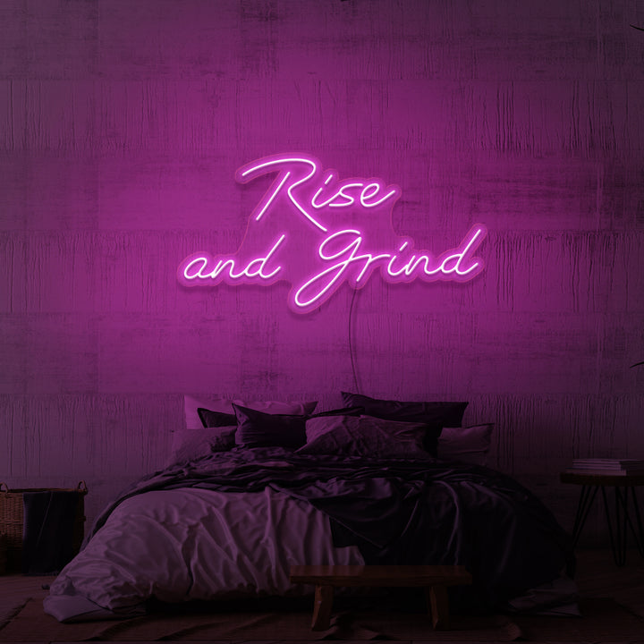 "STIGA OCH GRIND" NEONSKYLT