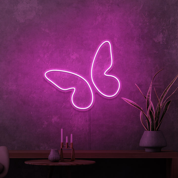 "BUTTERFLY" MINI NEONSKYLT