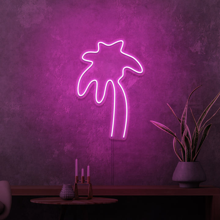 "PALM" MINI NEONSKYLT