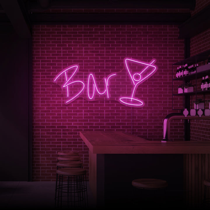 "BAR" NEONSKYLT