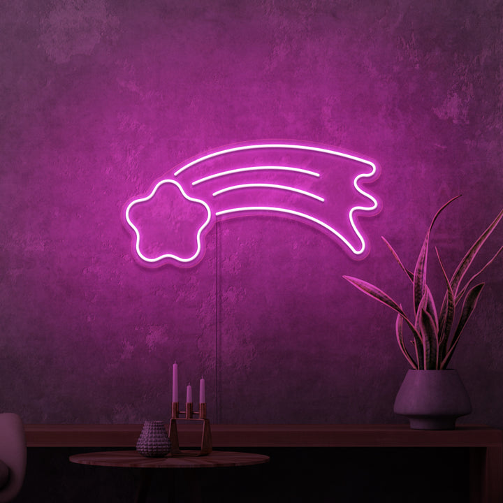 "SHOOTING STAR" MINI NEONSKYLT