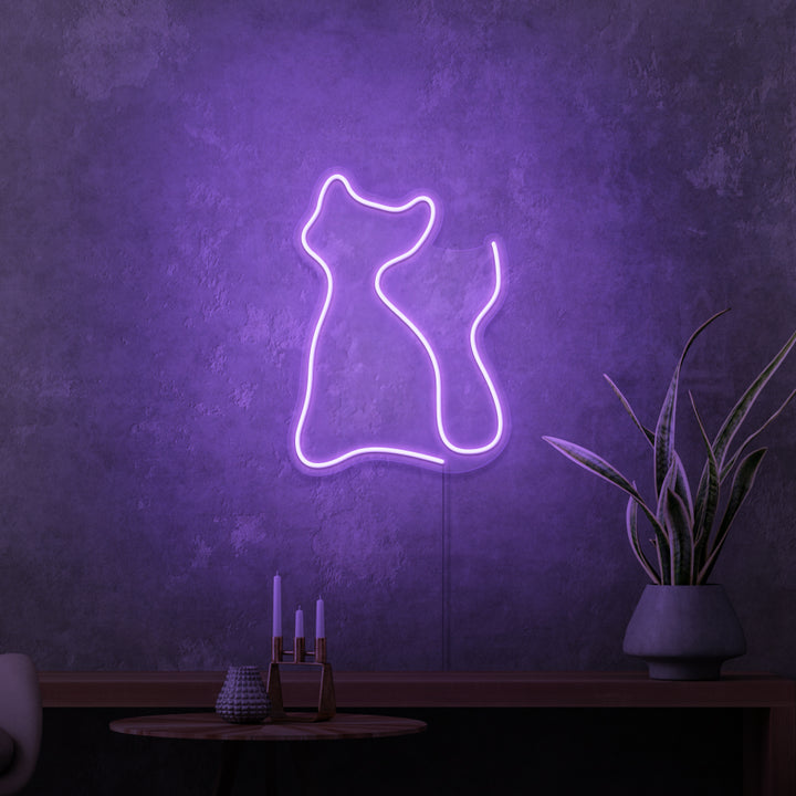 "KITTING" MINI NEONSKYLT