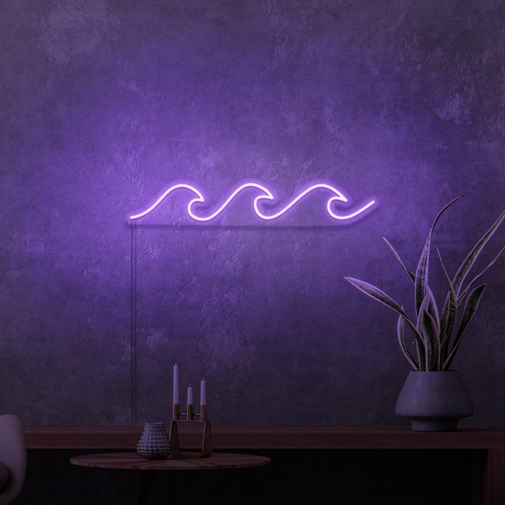 "VÅGOR" MINI NEONSKYLT