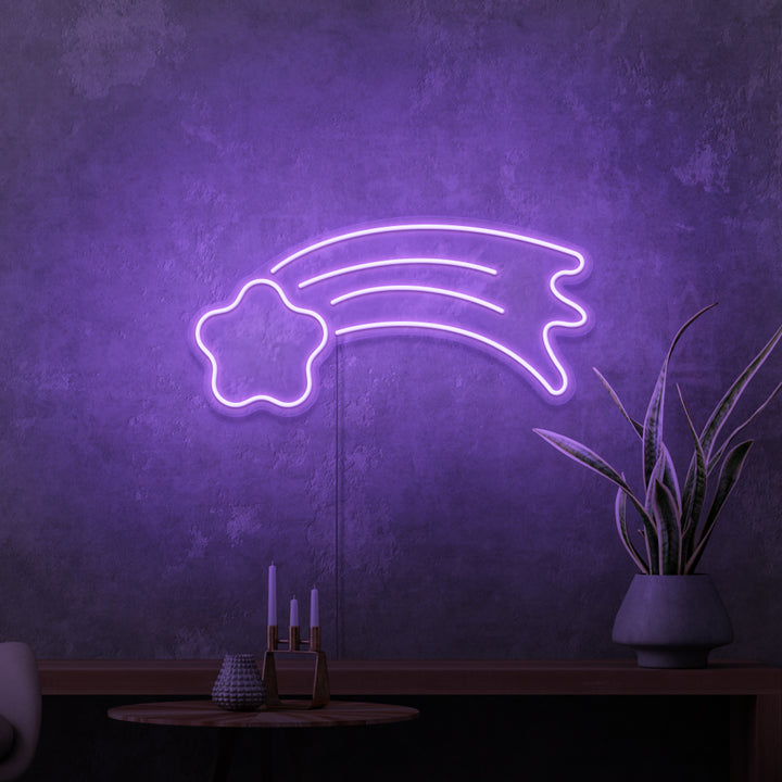 "SHOOTING STAR" MINI NEONSKYLT