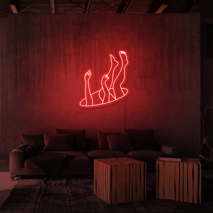 "DEEP SPACE" NEONSKYLT